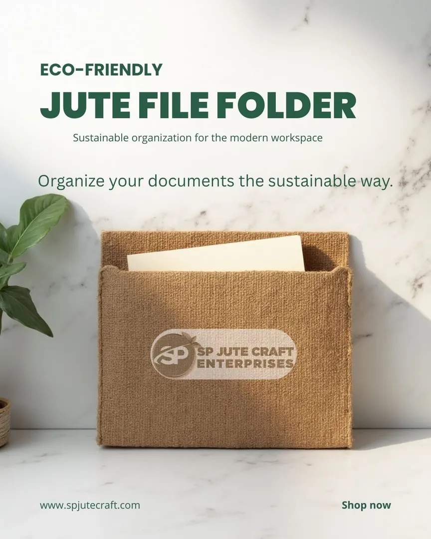 Jute File Folders and Potli Bags for Smart Packaging and Professional Presentation