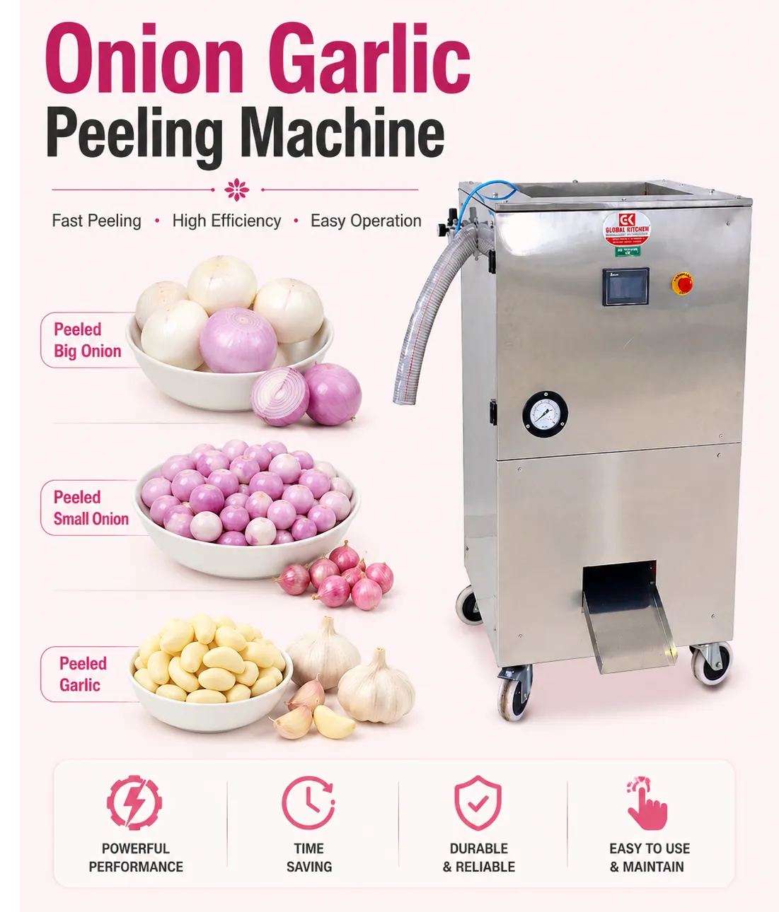 Onion and Garlic Peeling Machine in Coimbatore