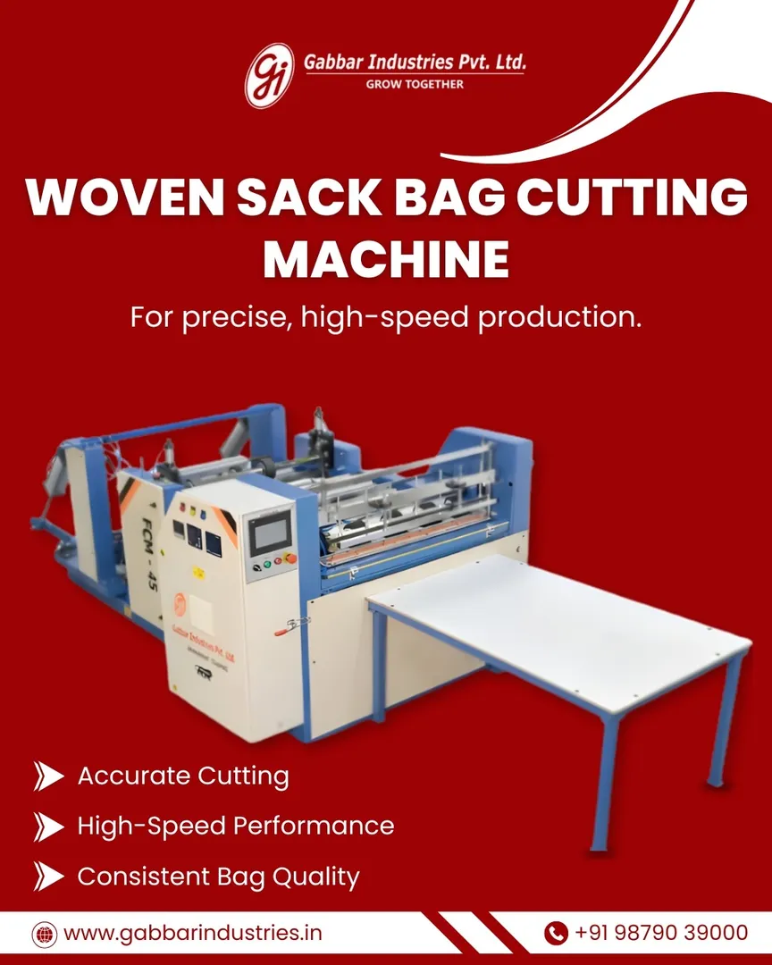 High-Precision Woven Sack Bag Cutting Machine