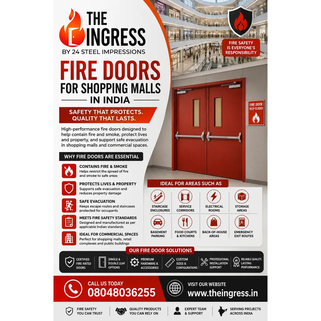 Fire Doors for Shopping Malls in India | THE INGRESS