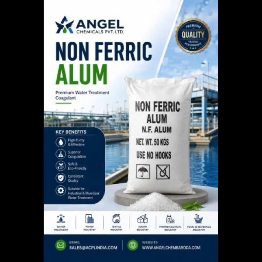 Non Ferric Alum Powder Manufacturer & Supplier in Vadodara, Gujarat | Angel Chemicals