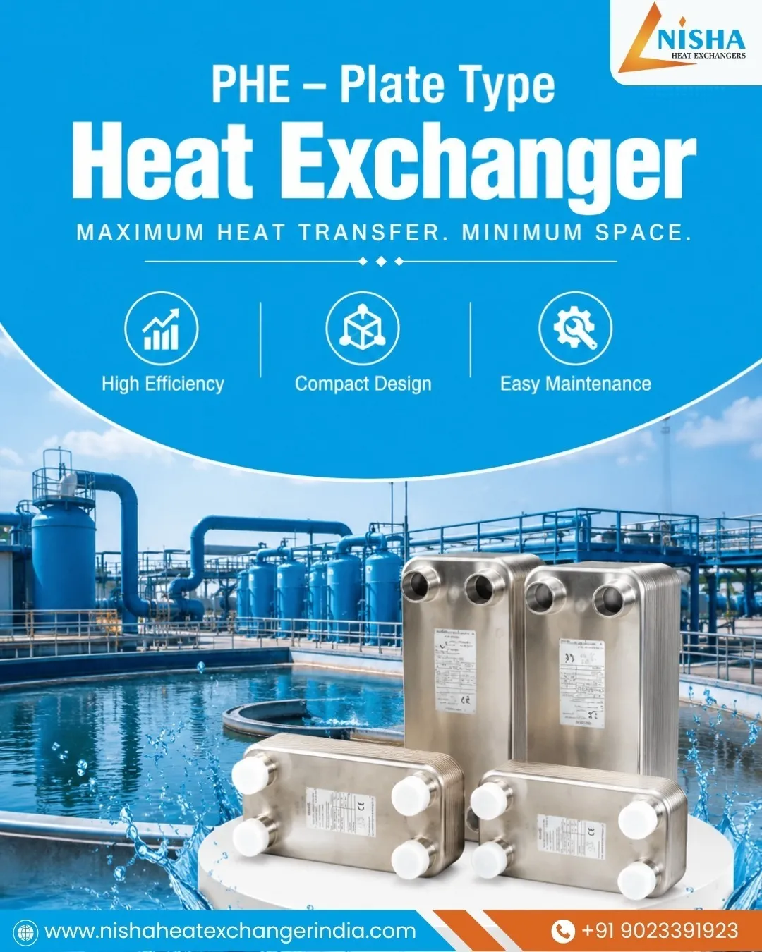 Plate Type Heat Exchanger for Efficient Heat Transfer
