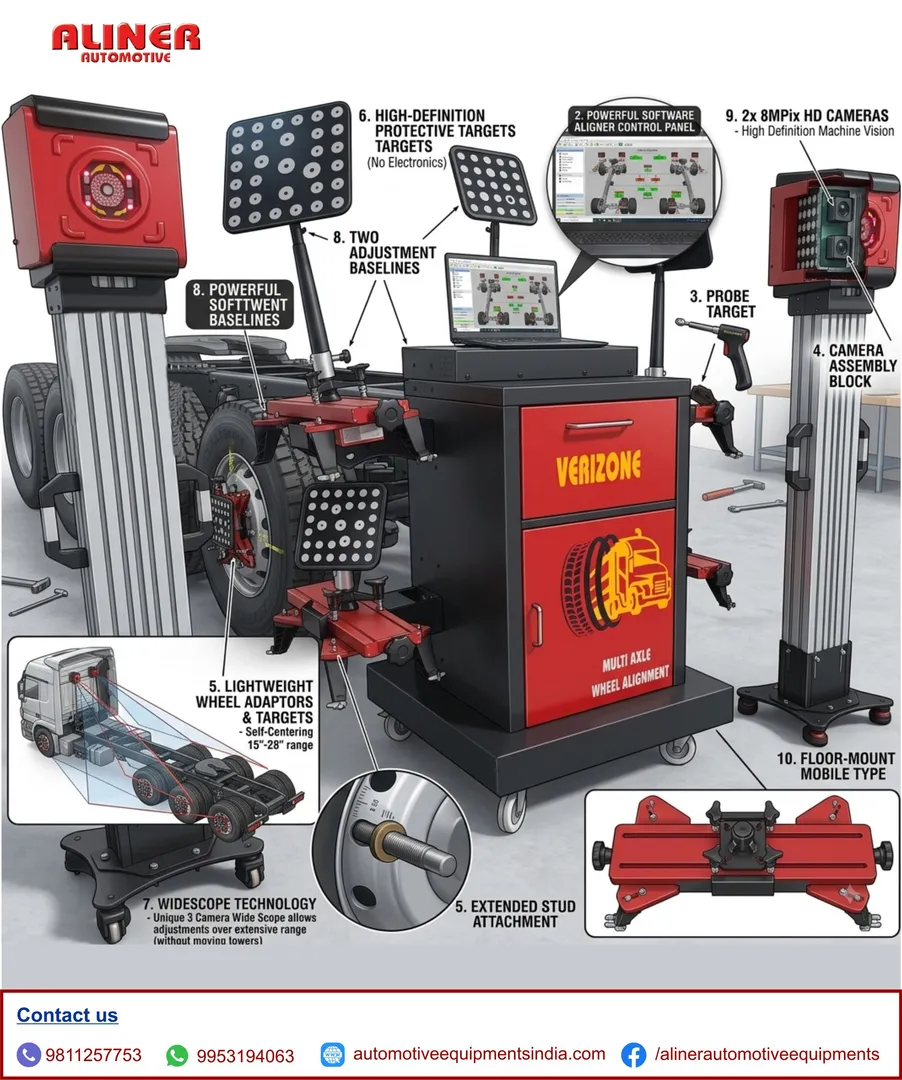 TECHNICAL SPECIFICATION: MULTI AXLE WHEEL ALIGNMENT, TRUCK VERIZONE, WHEEL ALIGNMENT