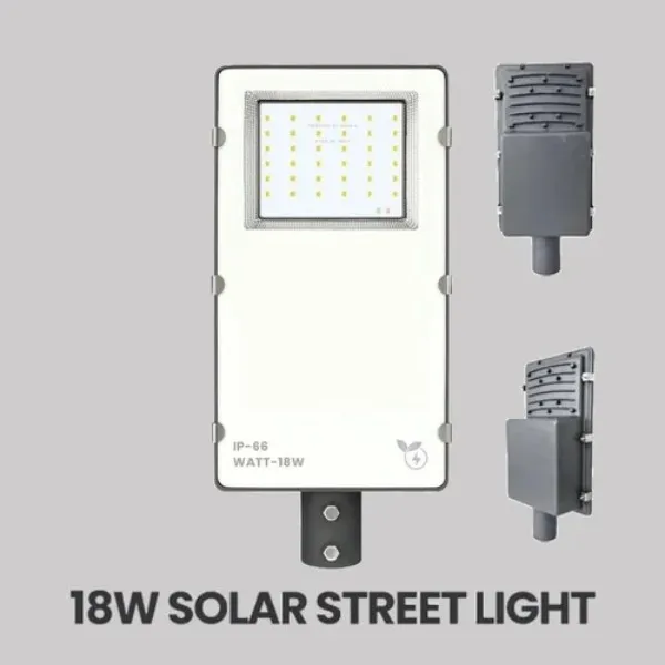 18W Semi-Integrated Solar Street Light (Glass Model)