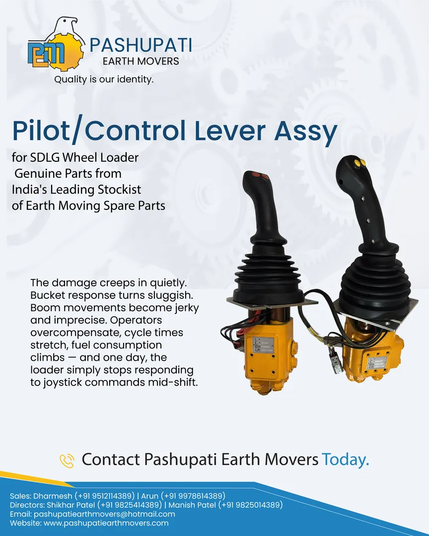 Pilot/Control Lever Assy for SDLG Wheel Loader — Genuine Parts from India's Leading Stockist of Eart
