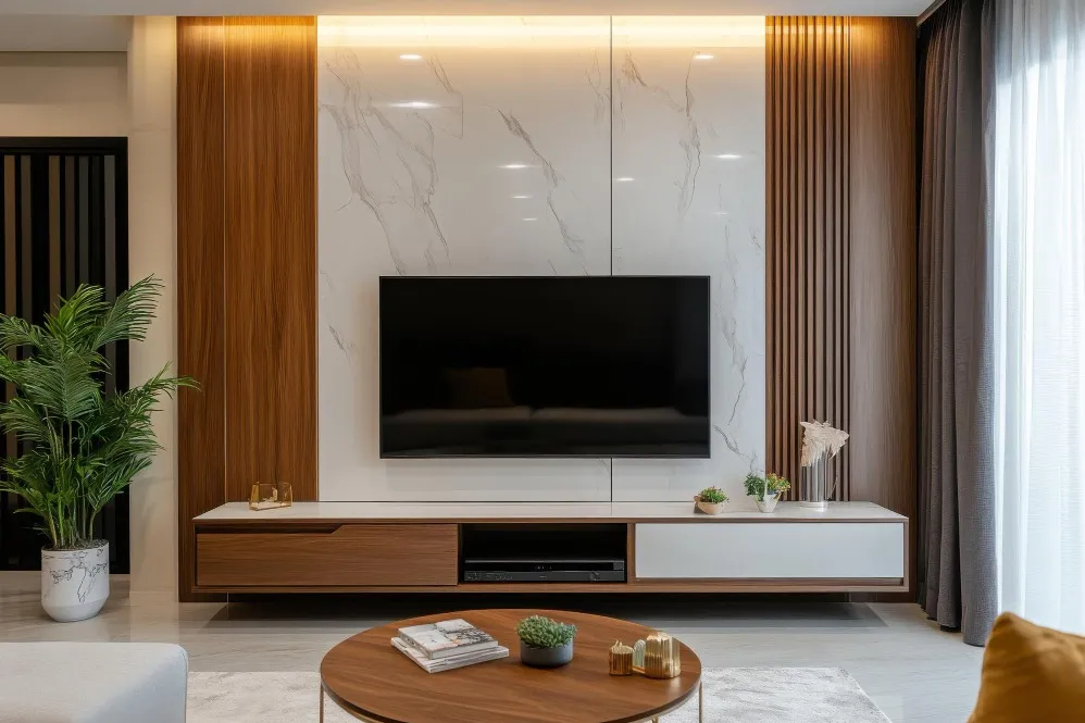 Modern Wall Mounted TV Unit Design Ideas for Stylish Living Rooms