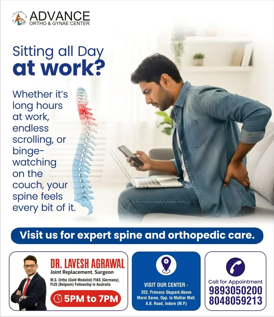 Spine & Orthopaedic Care in Dhar
Sitting for long hours at work, continuous scrolling, or spending t...