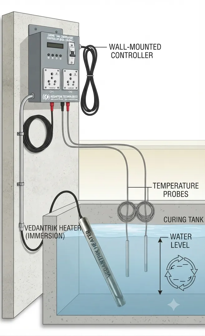 Effect of Monsoon on Concrete Curing Tank Temperature Using an Automatic Temperature Controller