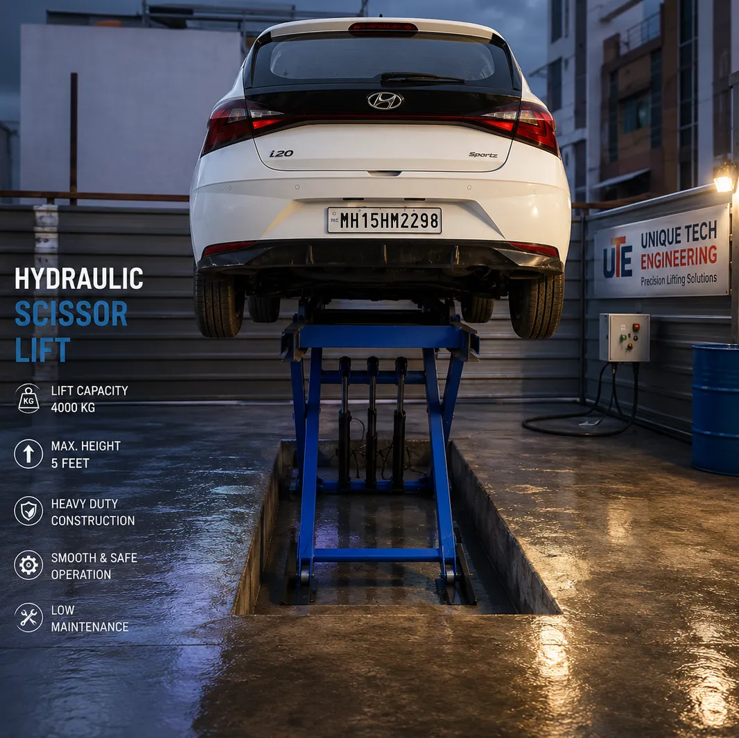 Car washing lift manufacturer in India