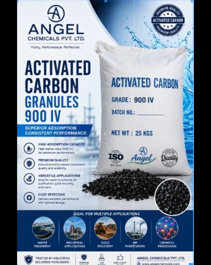 Activated Carbon Granules Manufacturer & Supplier in Vadodara, Gujarat, India | Angel Chemicals