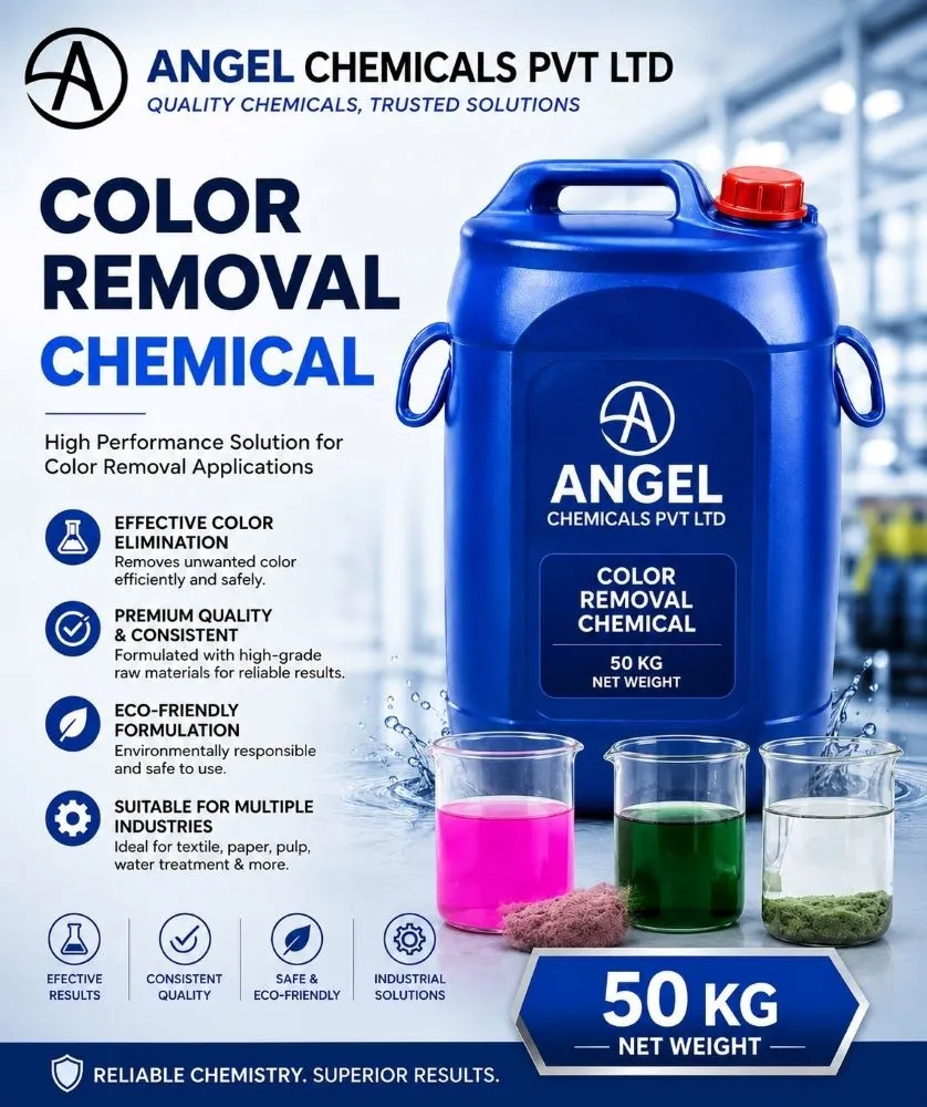 Color Removal Chemical & Decoloring Agent Manufacturer in Vadodara, Gujarat, India | Angel Chemicals