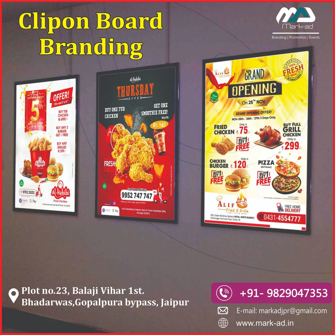 Best Clipon Board in Jaipur Rajasthan