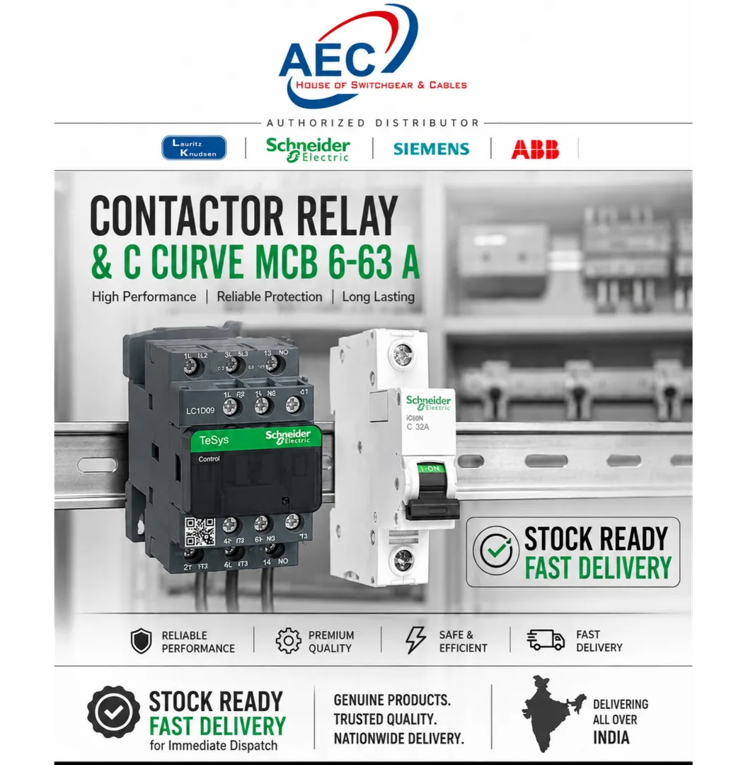 Schneider Contactor & MCB with wide range of products available