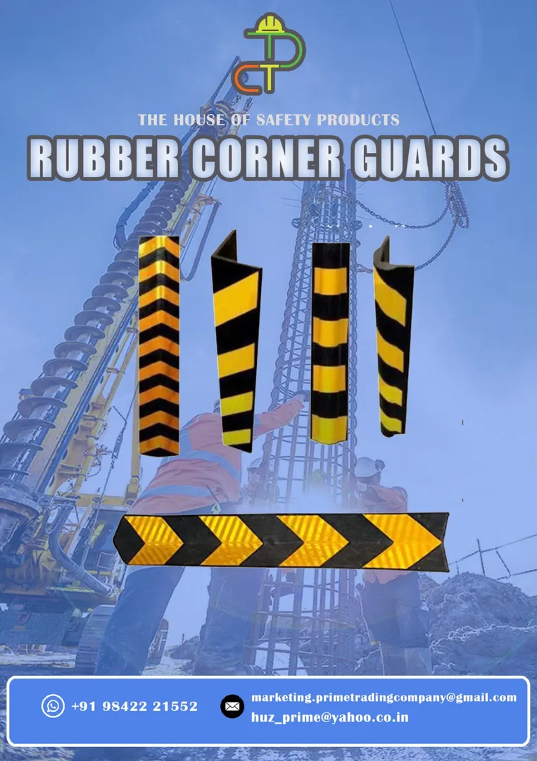 π‘οΈ RUBBER CORNER GUARDS β U TYPE & V TYPE