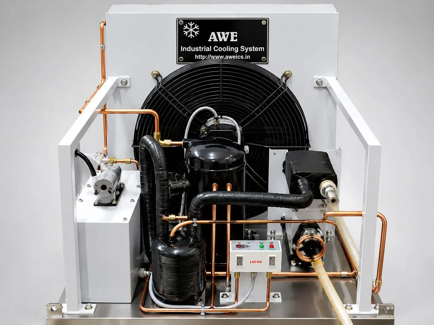 Skid Type Water Chiller Manufacturer in Bangalore | AWE Industrial Cooling System