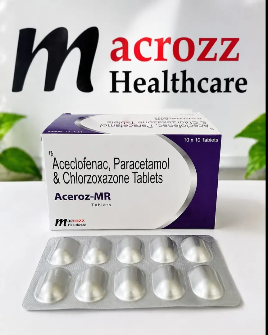 Aceclofenac + Paracetamol + Chlorzoxazone Tablets BEST PCD COMPANY IN CHANDIGARH