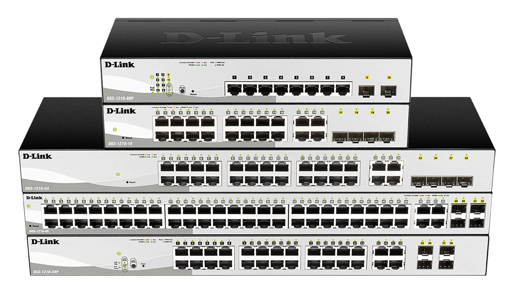 Network Switch (DGS-1210-10) 8 Port Managed Gigabit