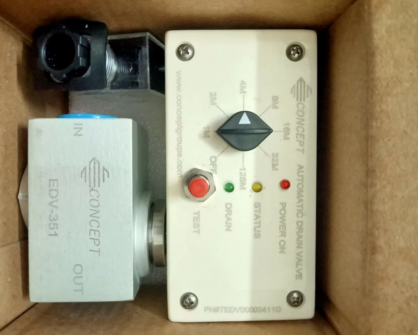 CONCEPT EDV AUTO DRAIN VALVE