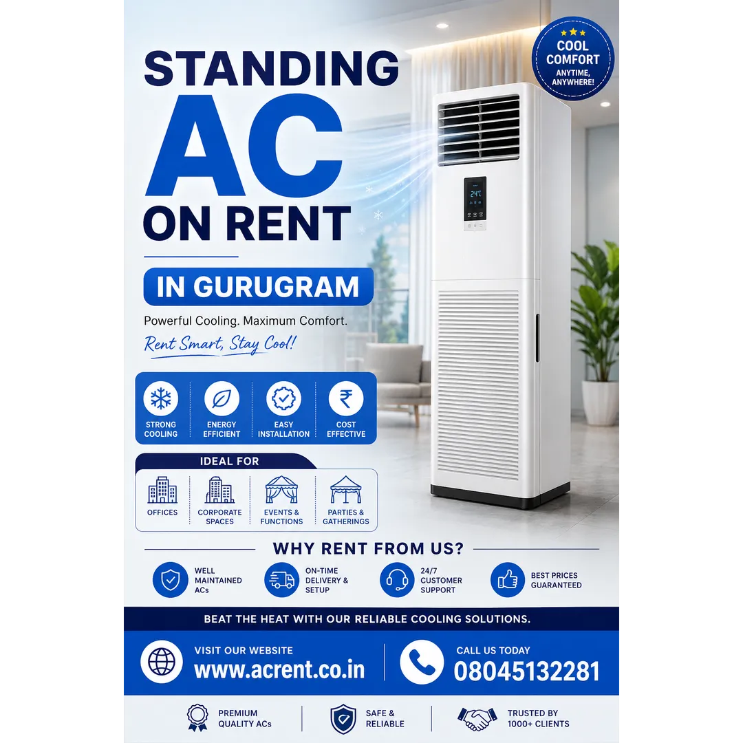 Standing AC on Rent in Gurugram | Tower AC Rental – Gupta Enterprises