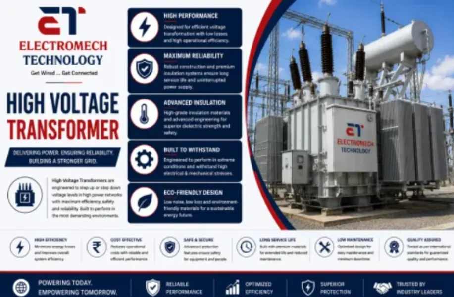 High Voltage Transformer Manufacturer in Ahmedabad