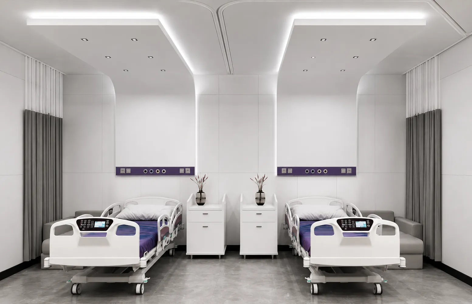 Hospital Patient Room Interior Design