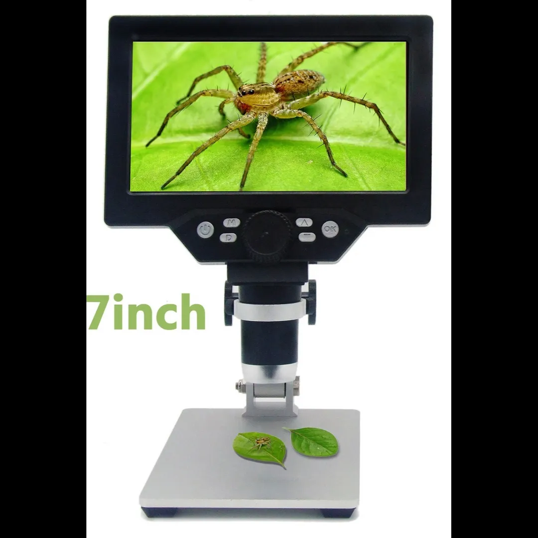 1000X LCD Digital 4.3 inch 1080P HD Display Desktop LCD electronic Microscope with 8LEDS
