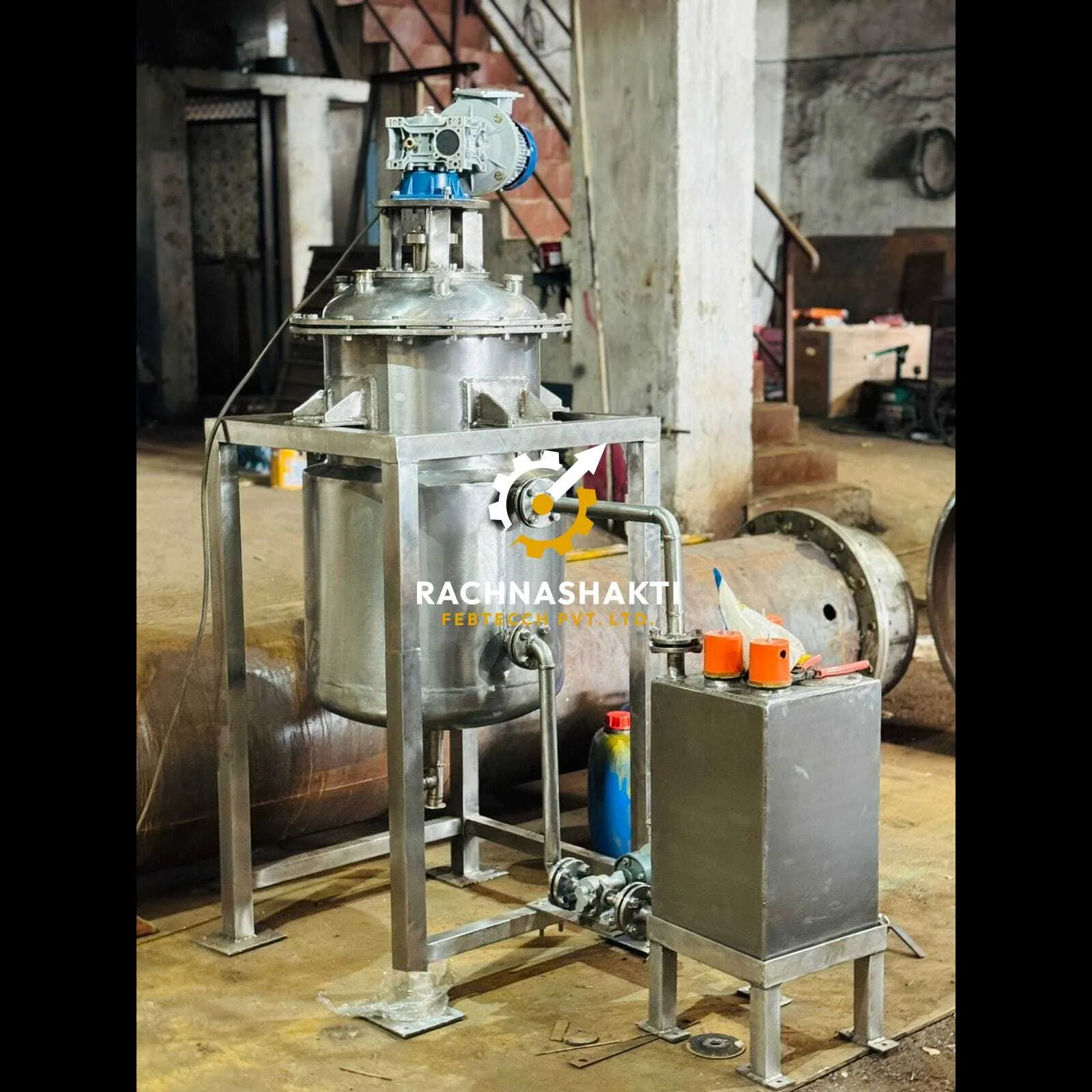 100 Ltr Chemical Reactor Manufacturer in Navi Mumbai