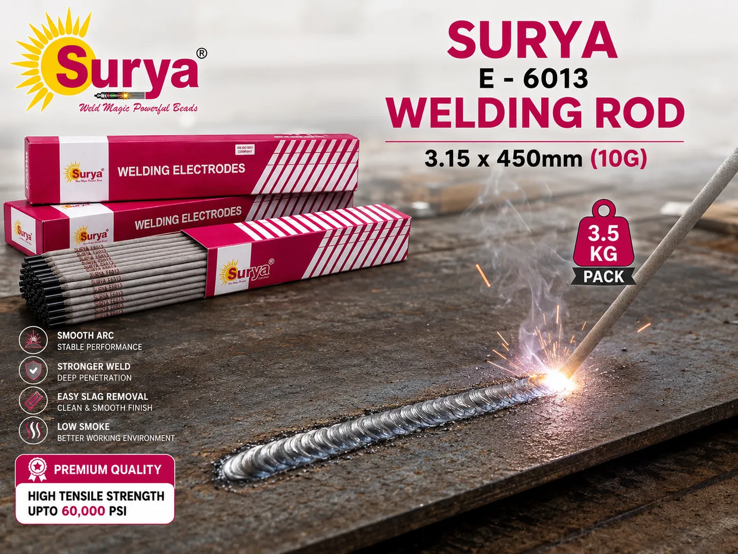 How Strong Are the Welds Produced by Surya Welding Rods?