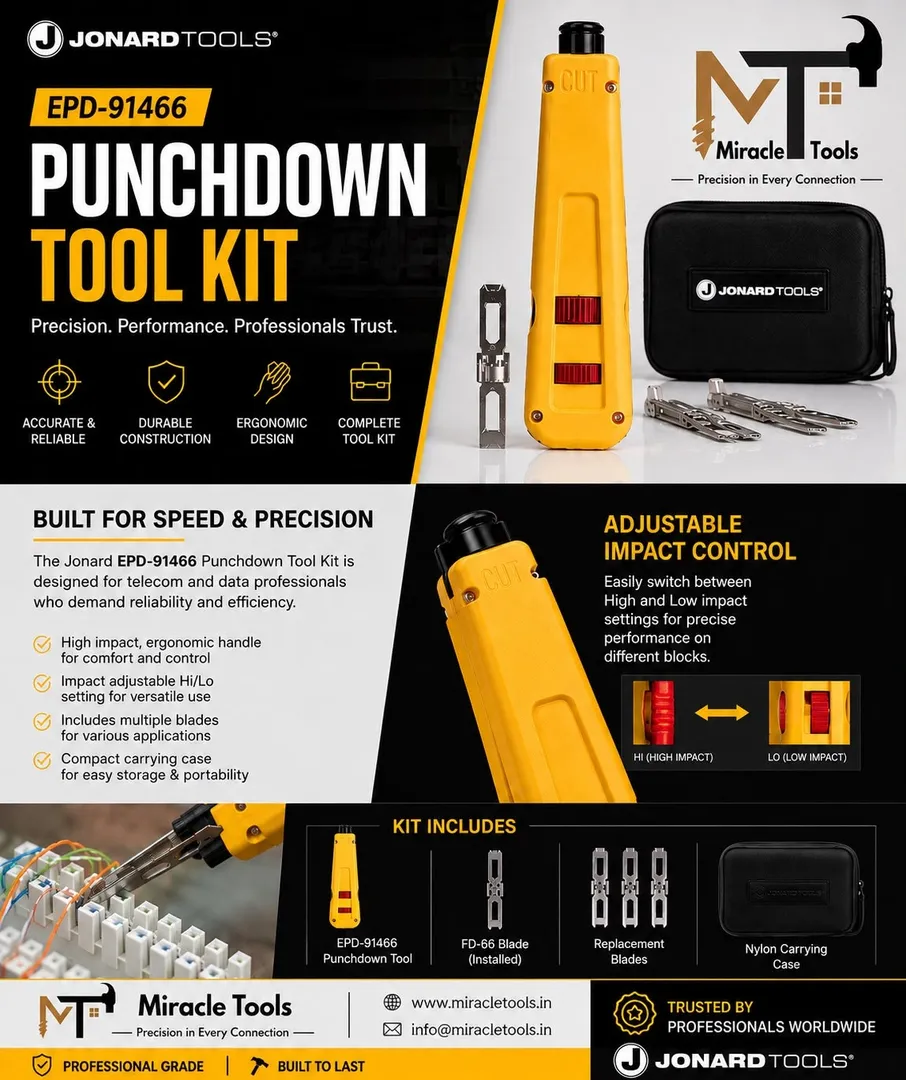 JONARD EDP-91466 Punchdown Tool Kit Supplier In Delhi