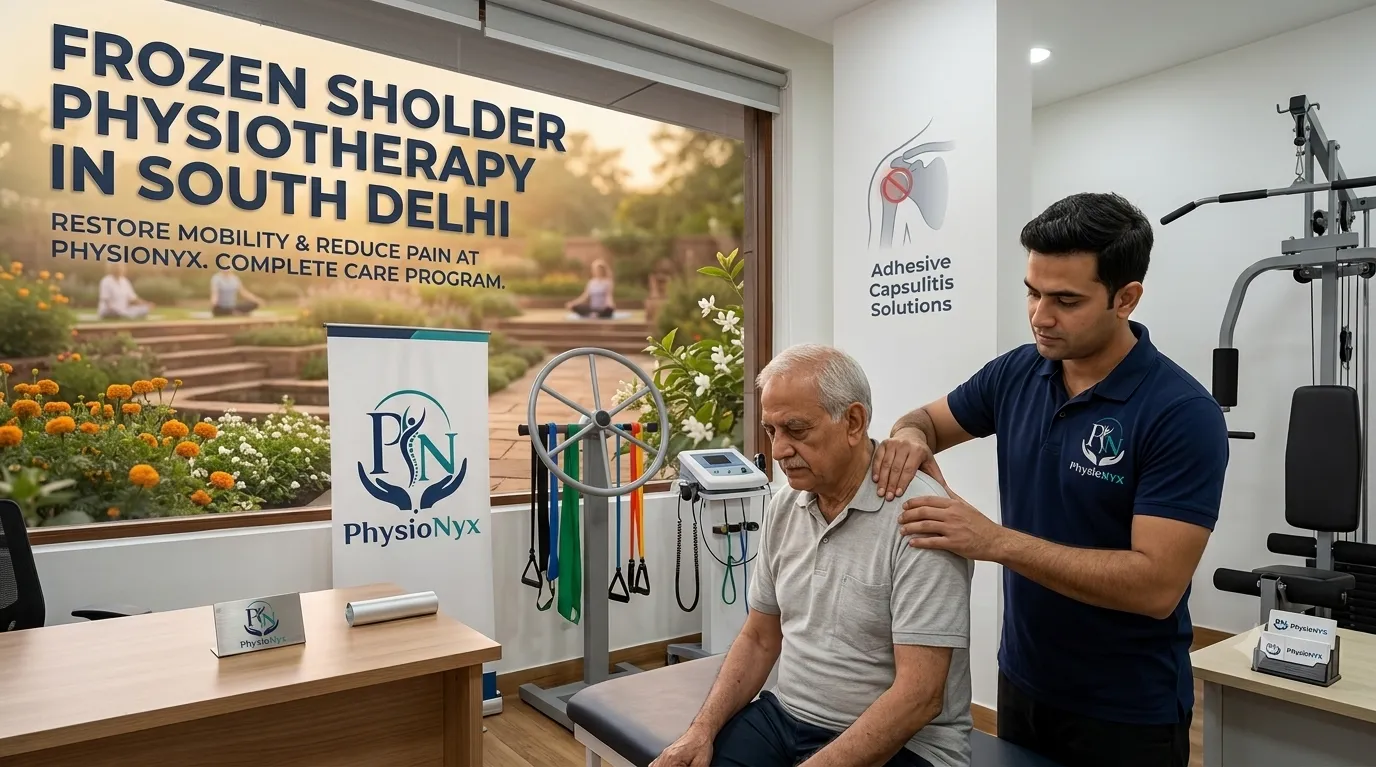 Frozen Shoulder Physiotherapy in South Delhi | PhysioNyx Physiotherapy & Rehab