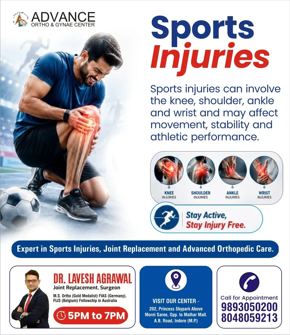 Best Doctor for Sports Injury Treatment in Indore
Looking for the best doctor for sports injury trea...