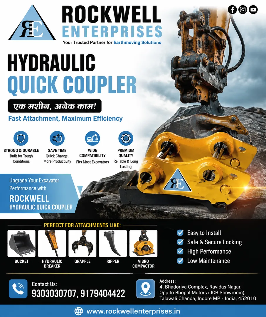 Hydraulic Quick Coupler for Backhoe and Excavators: The Smart Solution for Faster Attachment Changes