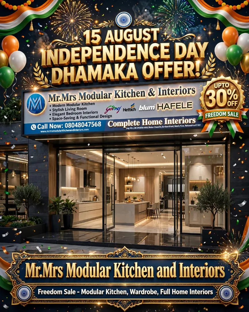 Transform Your Home with Premium Modular Kitchens & Interiors in Hinjewadi!