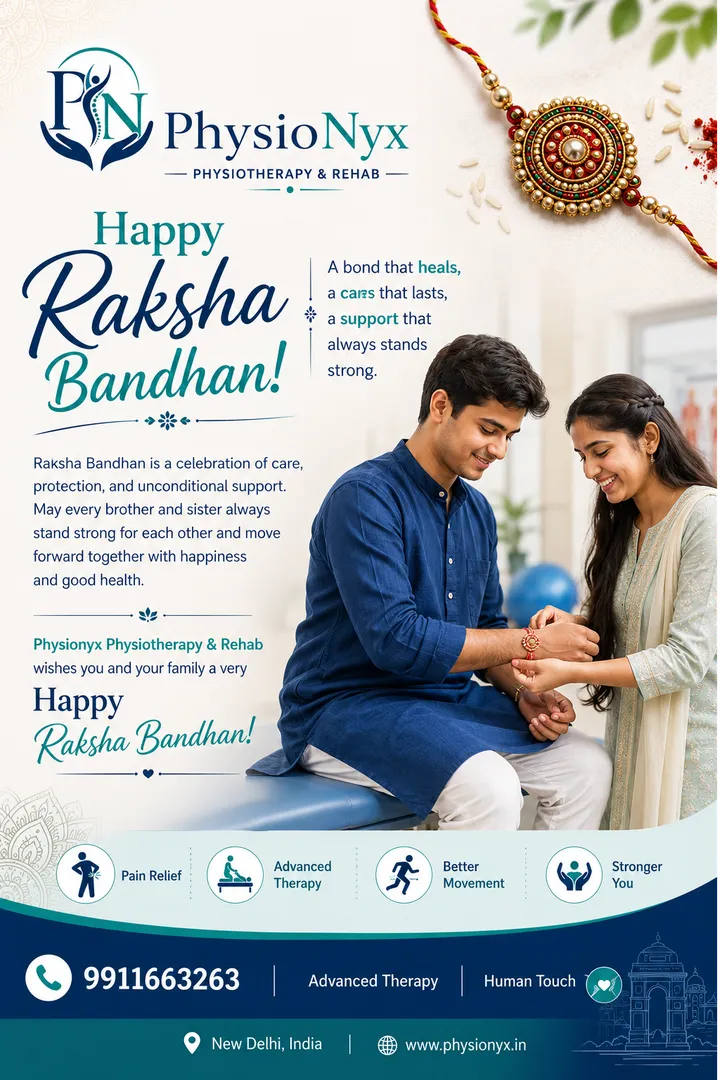 Raksha Bandhan 2026 Wishes | PhysioNyx Physiotherapy & Rehab