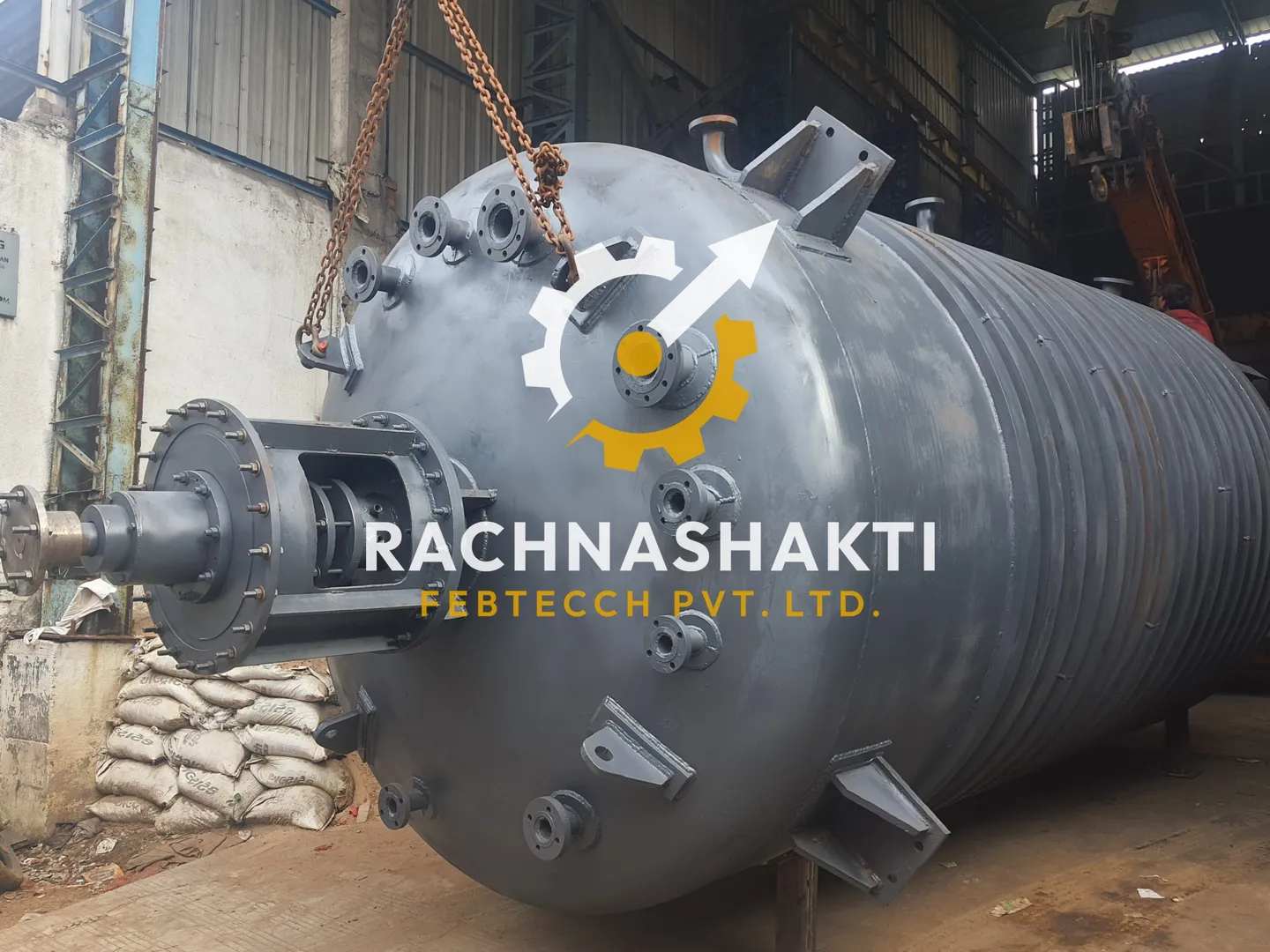 Limpeted Chemical Reactor Manufacturer in Jamshedpur