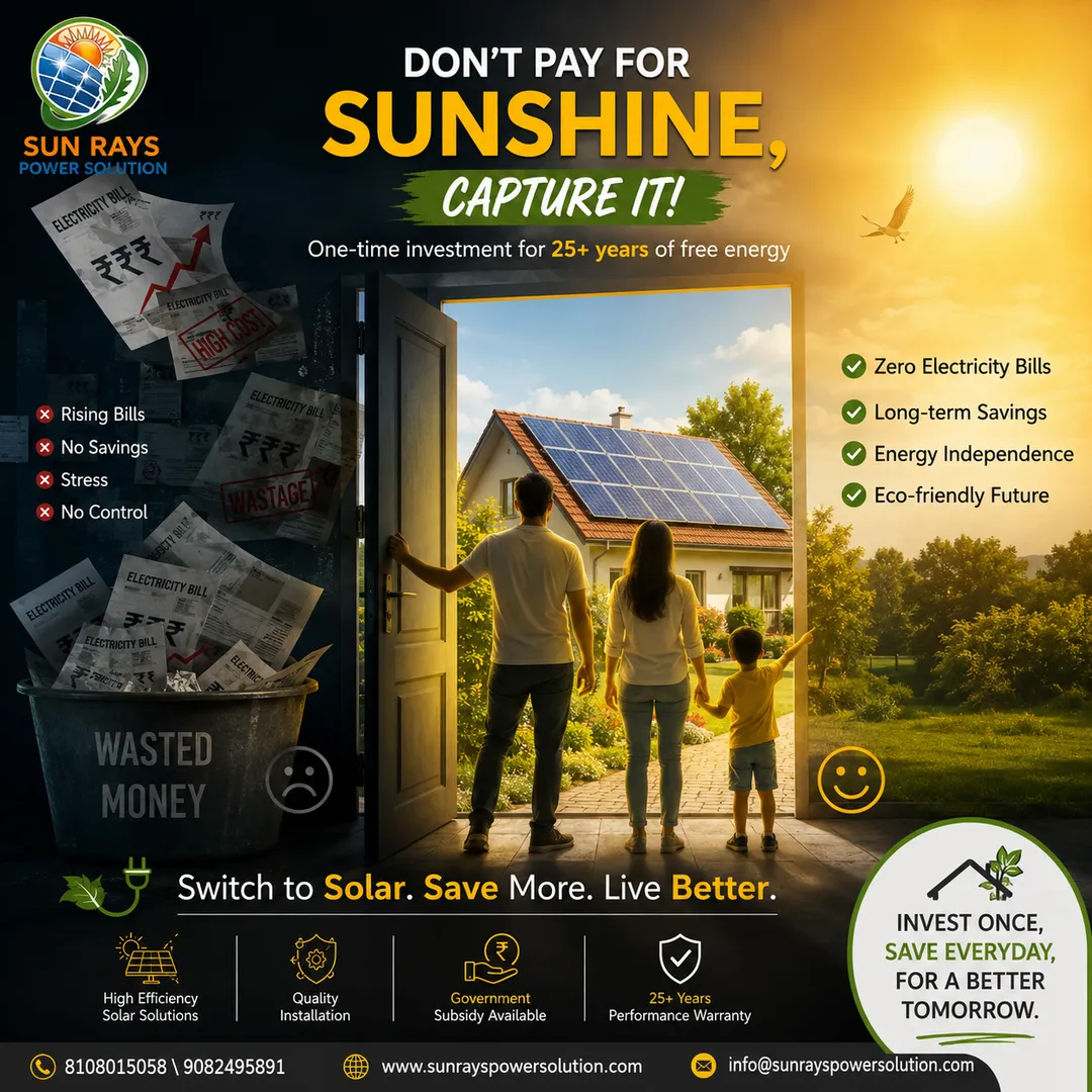 🌞 Don’t Pay for Sunshine. Capture It!