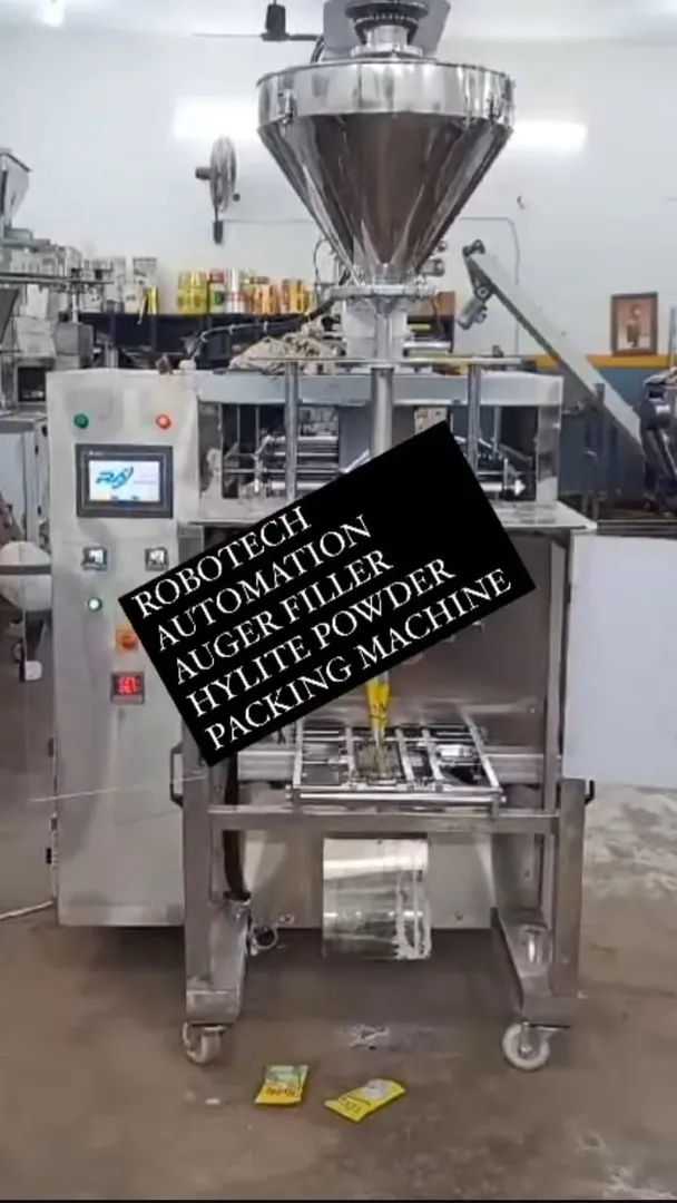 Robotech Automation Faridabad manufactures advanced granules packing machines (auger filler) designe...