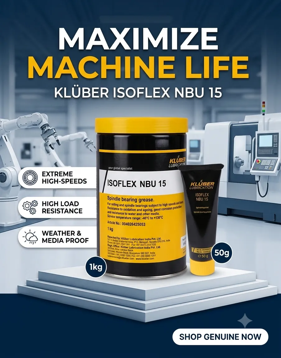 Klüber ISOFLEX NBU 15: Premium High-Speed Spindle Bearing Grease