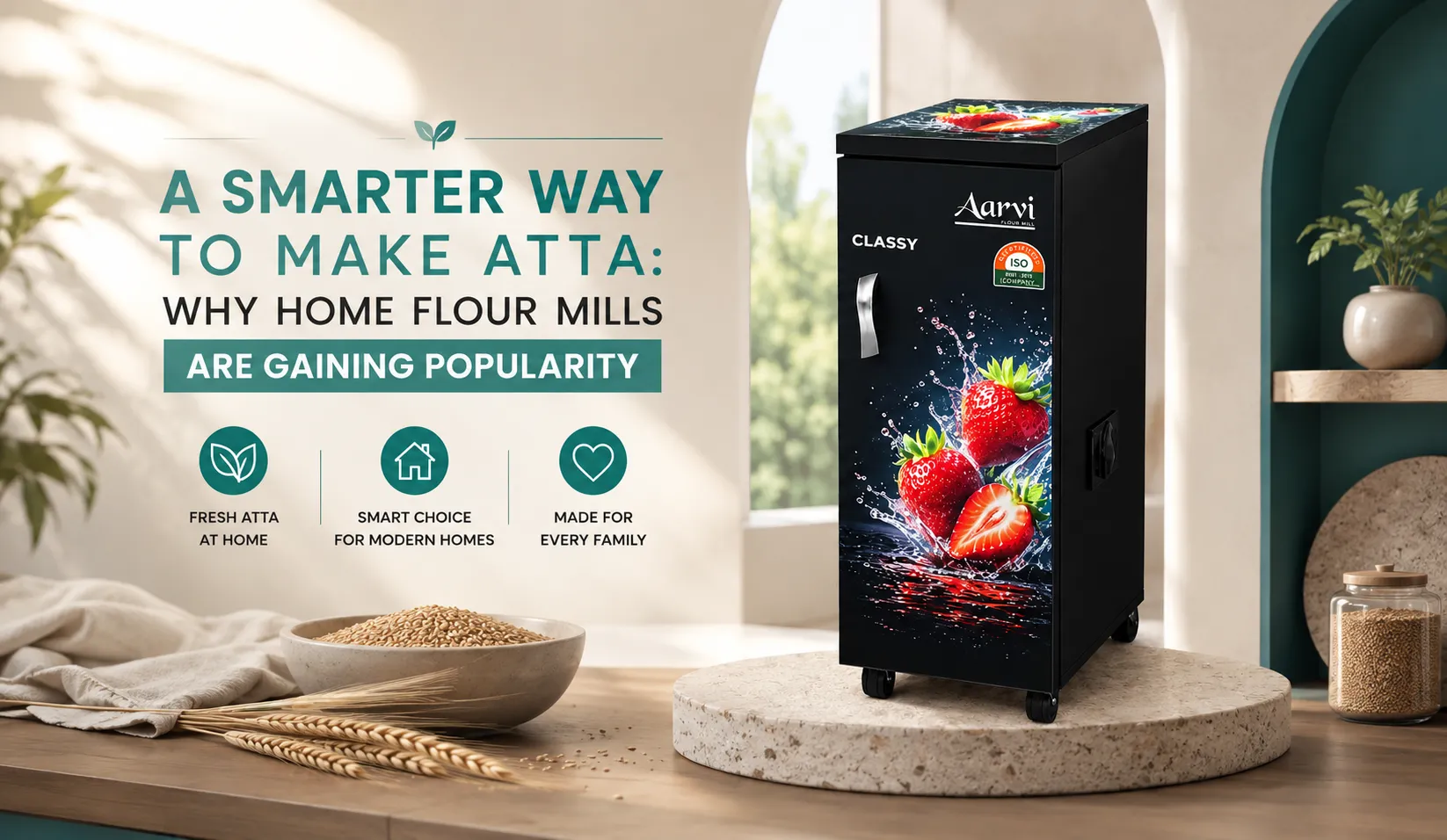 A Smarter Way to Make Atta: Why Home Flour Mills Are Gaining Popularity
