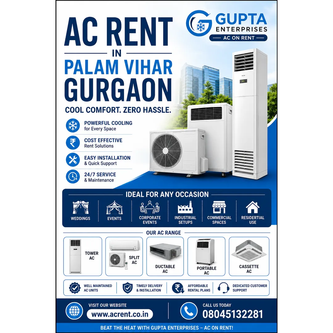 AC Rent in Palam Vihar, Gurgaon | Gupta Enterprises