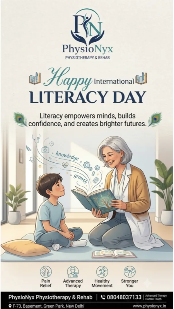 Warm wishes on International Literacy Day from team PhysioNyx
