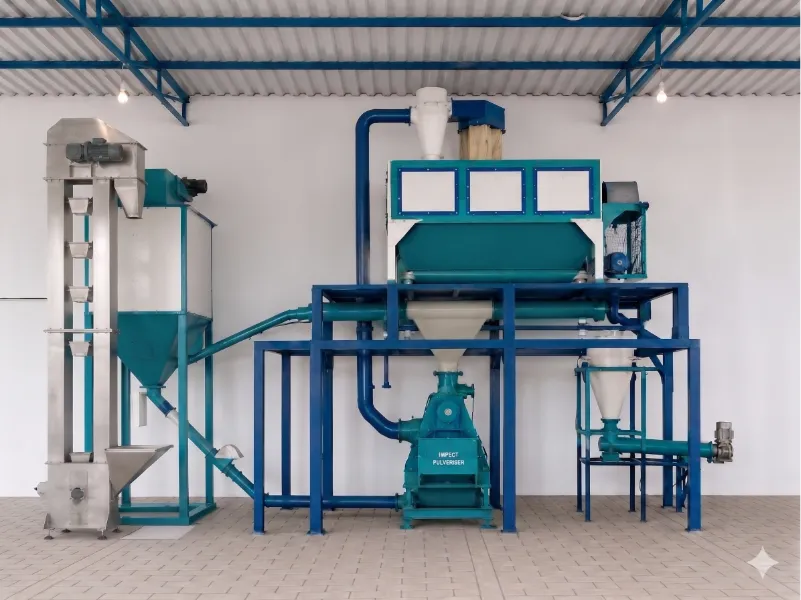 Gram Flour Making Machine
