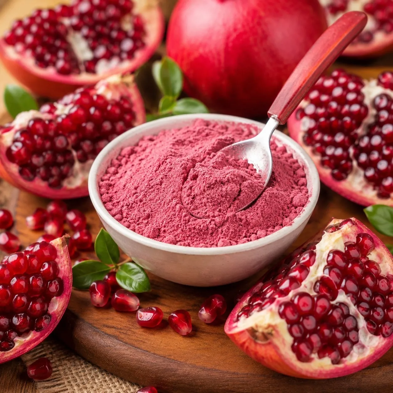 Pomegranate Powder from India for Global Food & Beverage Industries