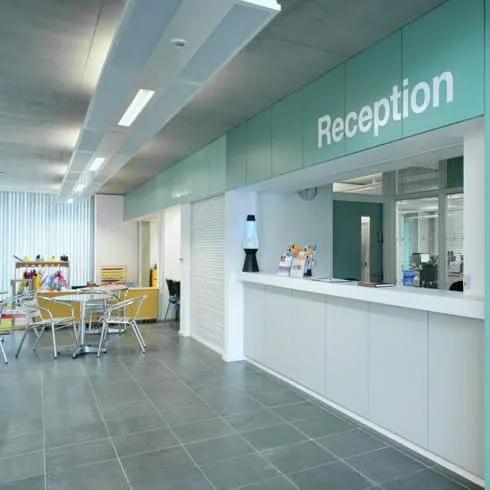 Contemporary Hospital Reception Interior Design