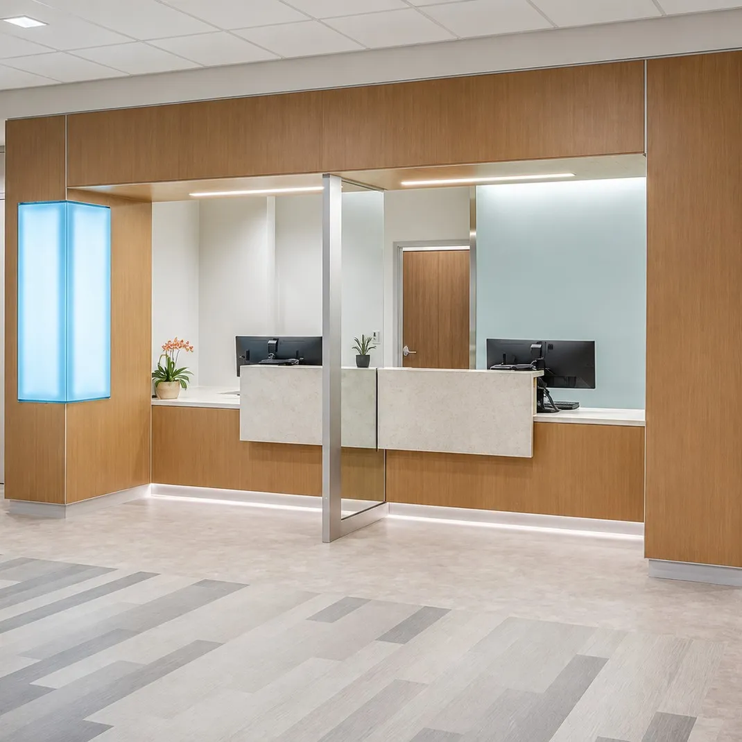 Reception Desk Interior Design