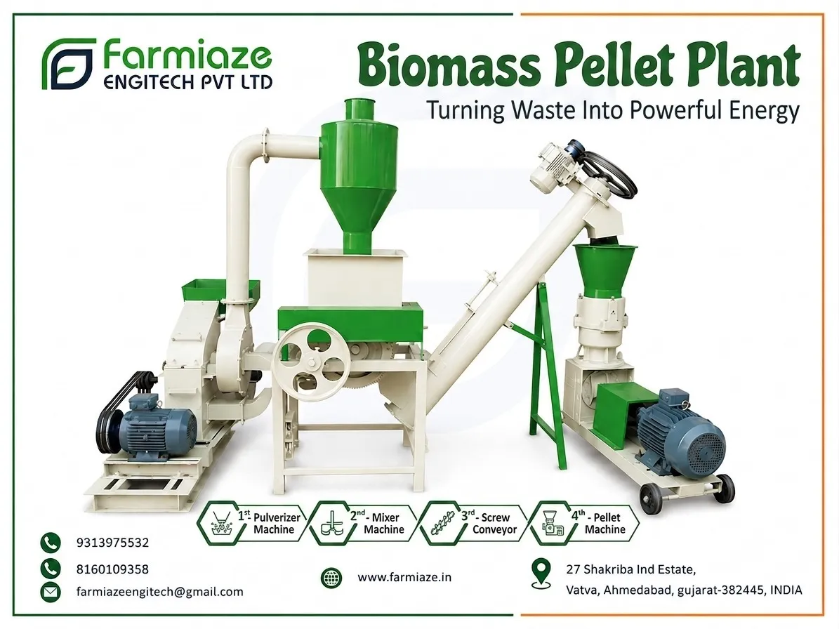 Biomass Pellet Plant Manufacturer in Yavatmal
