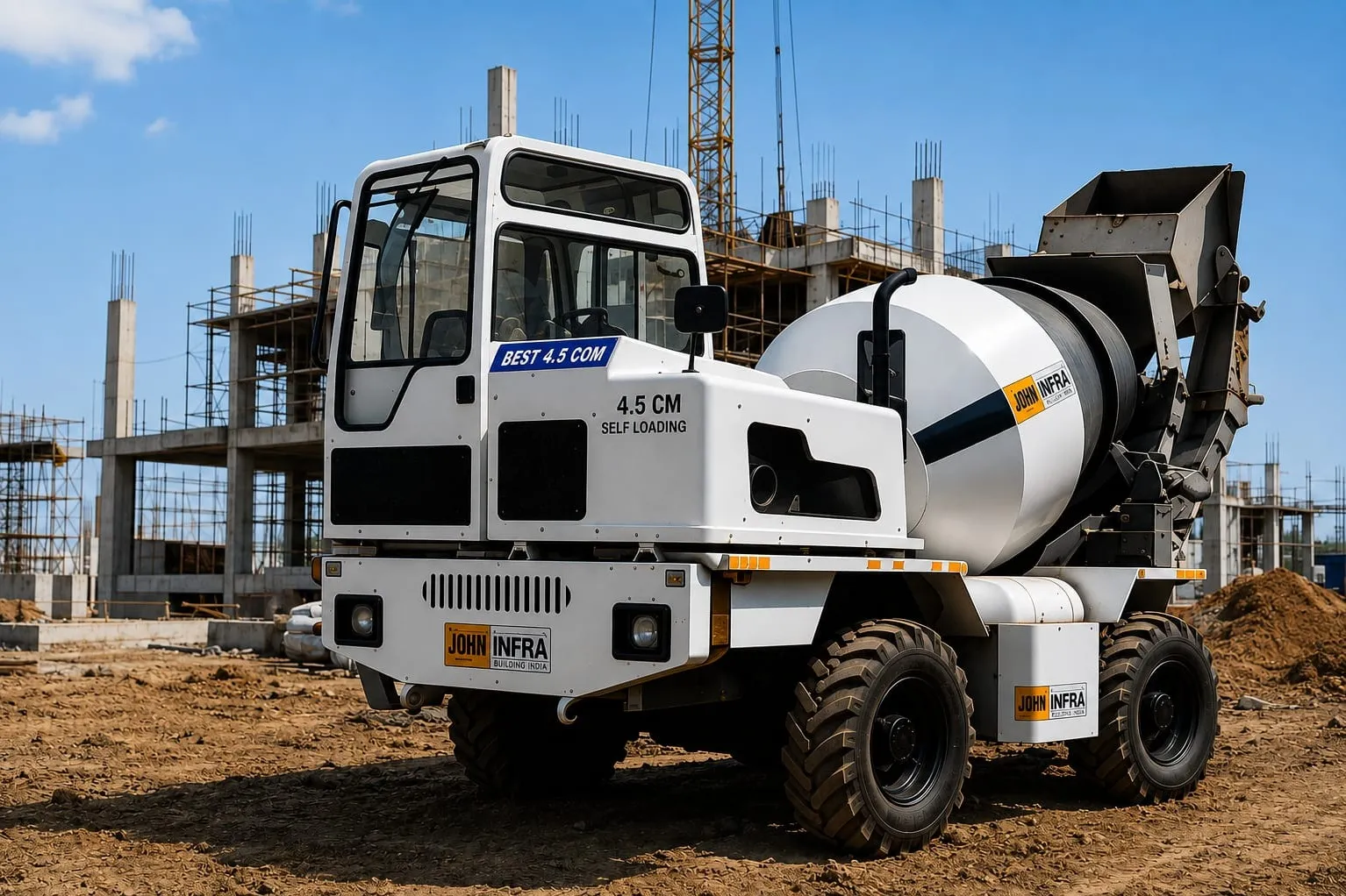 Self Loading Concrete Batching Vehicle – 4.5 CM