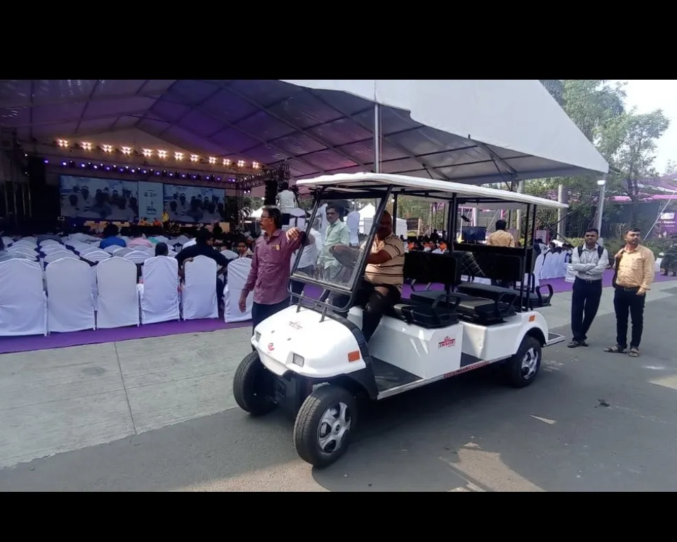 Rajleela Golf Cart Rental Services at Mahanagar Palika Bhavan, PCMC, Pune. ๐โก