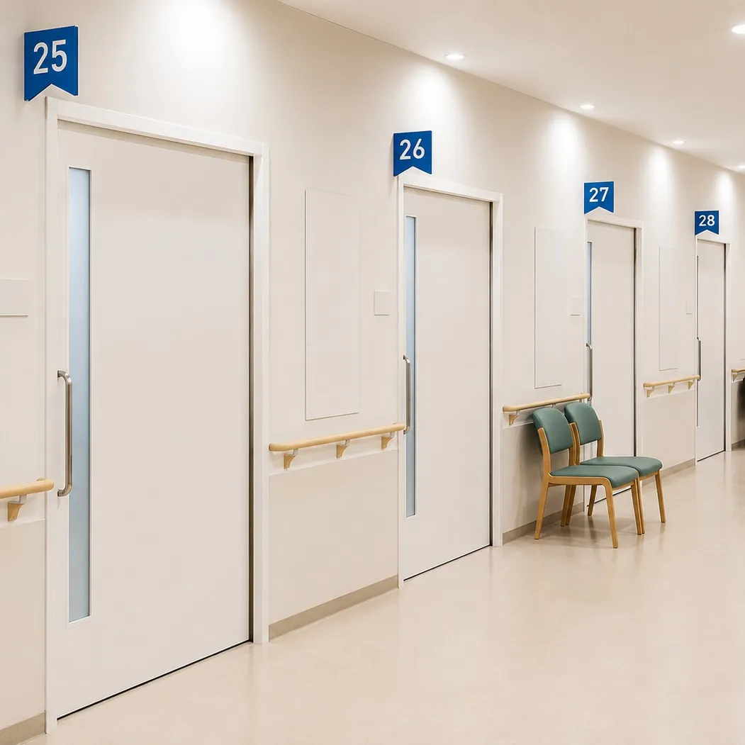 Healthcare Interior corridor Door Design