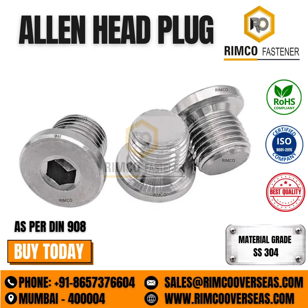 SS 304 ALLEN HEAD BOLT